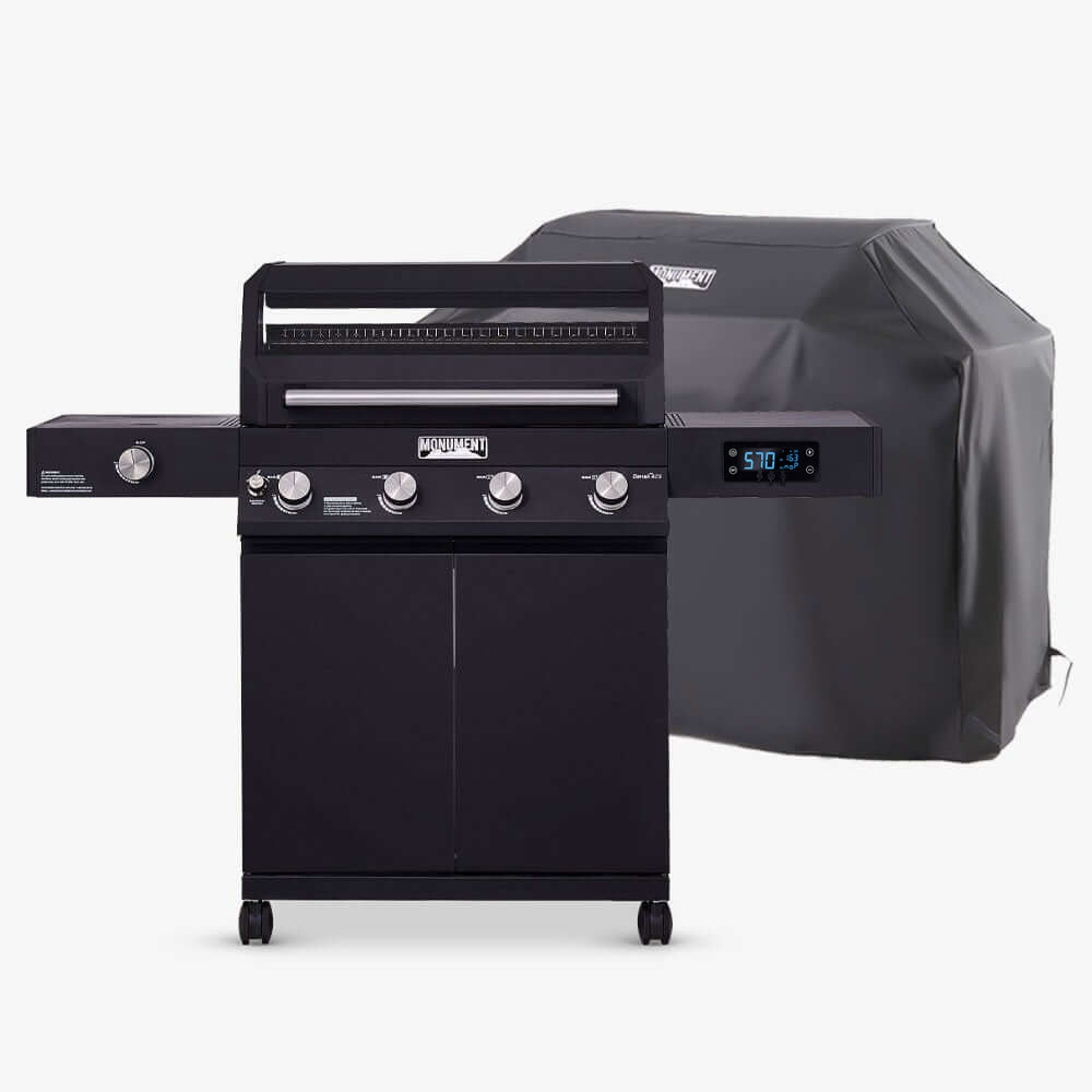 Monument Grills Denali 425  Black Smart Gas Grill