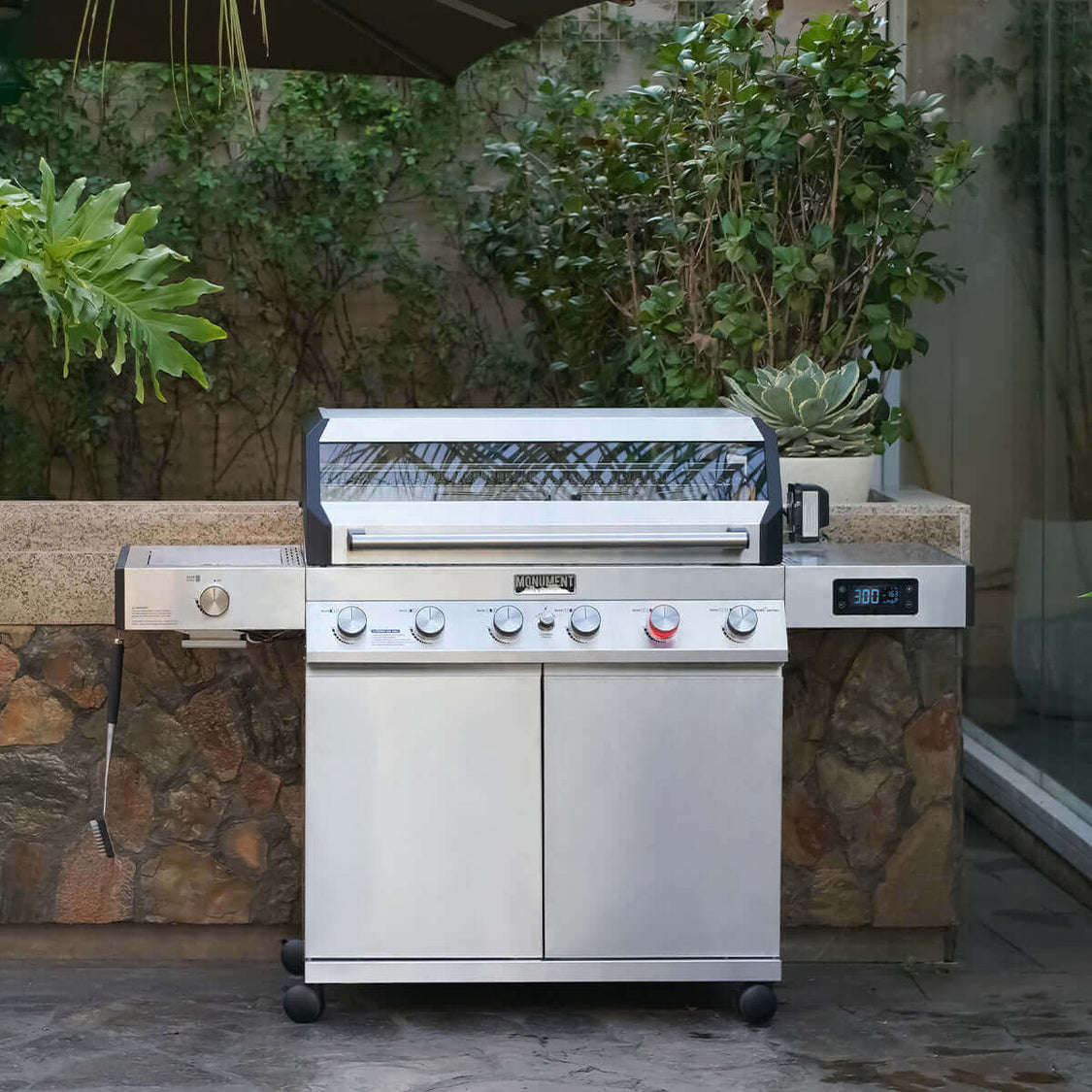 Monument Grills Denali 605Pro Stainless Smart Gas Grill 6 Burners  Liquid Propane Gas 605Pro