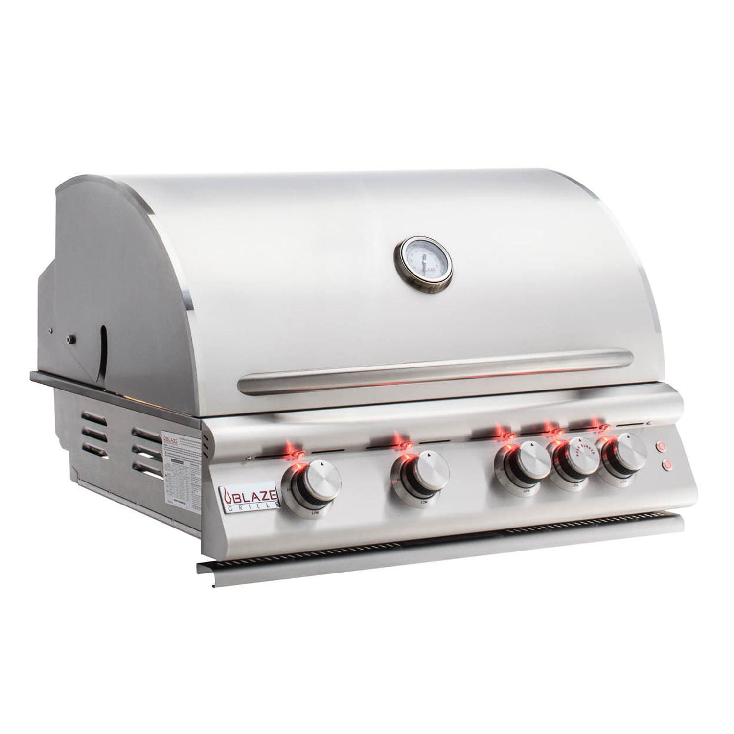 Blaze 6 ft Stainless Steel BBQ Island w/ Premium LTE 32 in. Propane Grill Blz-ss-island-4lte2-lp