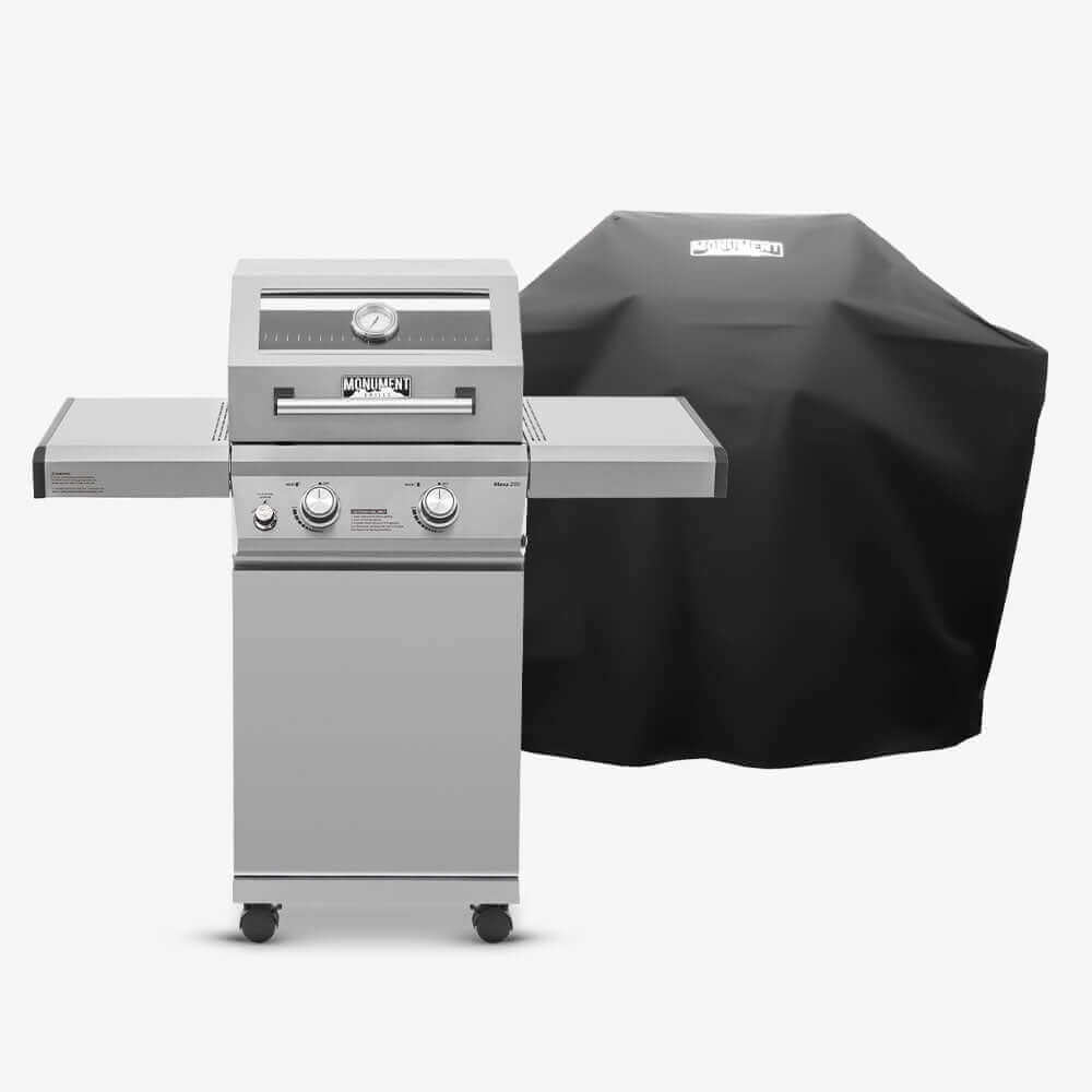 Monument Grills Mesa 200  Stainless Gas Grill 2-Burner Liquid Propane Gas