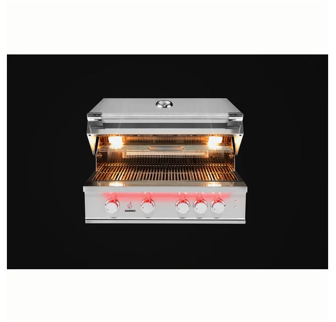 Trueflame - 40" 5 Burner Gas Grill - LP/NG - TF40