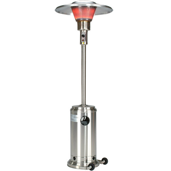 Schwank 4005-CB Stainless Steel Deluxe Propane Commercial Outdoor Patio Heater - 38,000 BTU