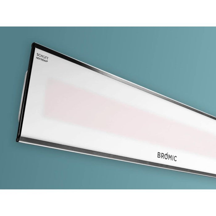 Bromic Heating Platinum Smart-Heat 4500W 208V White Electric Outdoor Patio Heater - BH3622005
