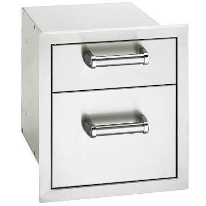 Fire Magic 14-Inch Double Access Drawer - 33802