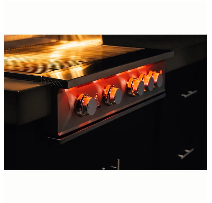 Trueflame - 40" 5 Burner Gas Grill - LP/NG - TF40