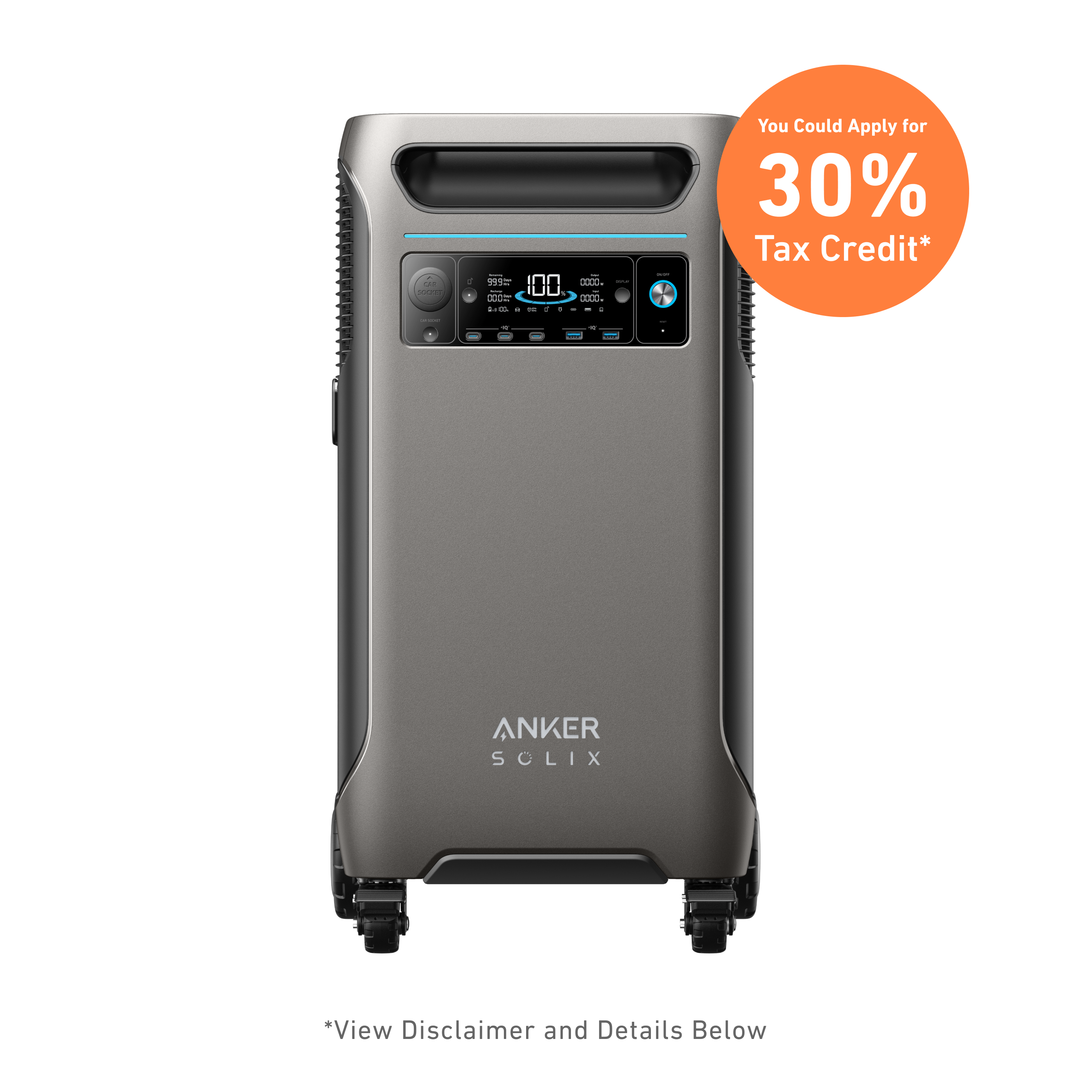 Anker SOLIX F3800 Portable Power Station - 3840Wh | 6000W