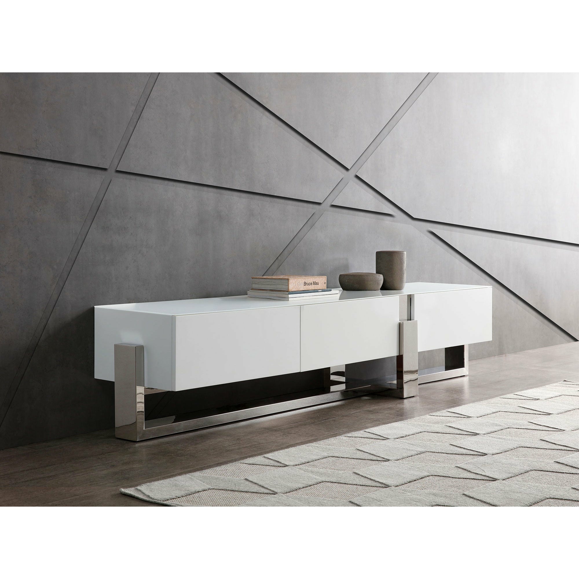 Whiteline Modern Living - Blake TV Unit EC1439-WHT