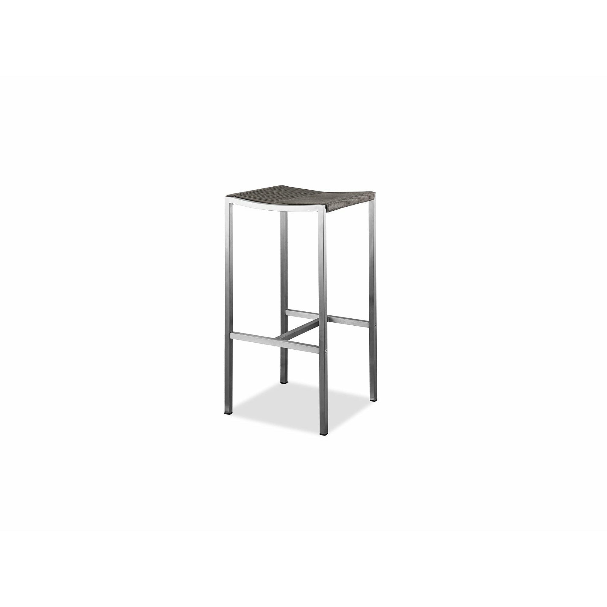 Whiteline Modern Living - Stone Backless Outdoor Barstool BS1597-NBAC