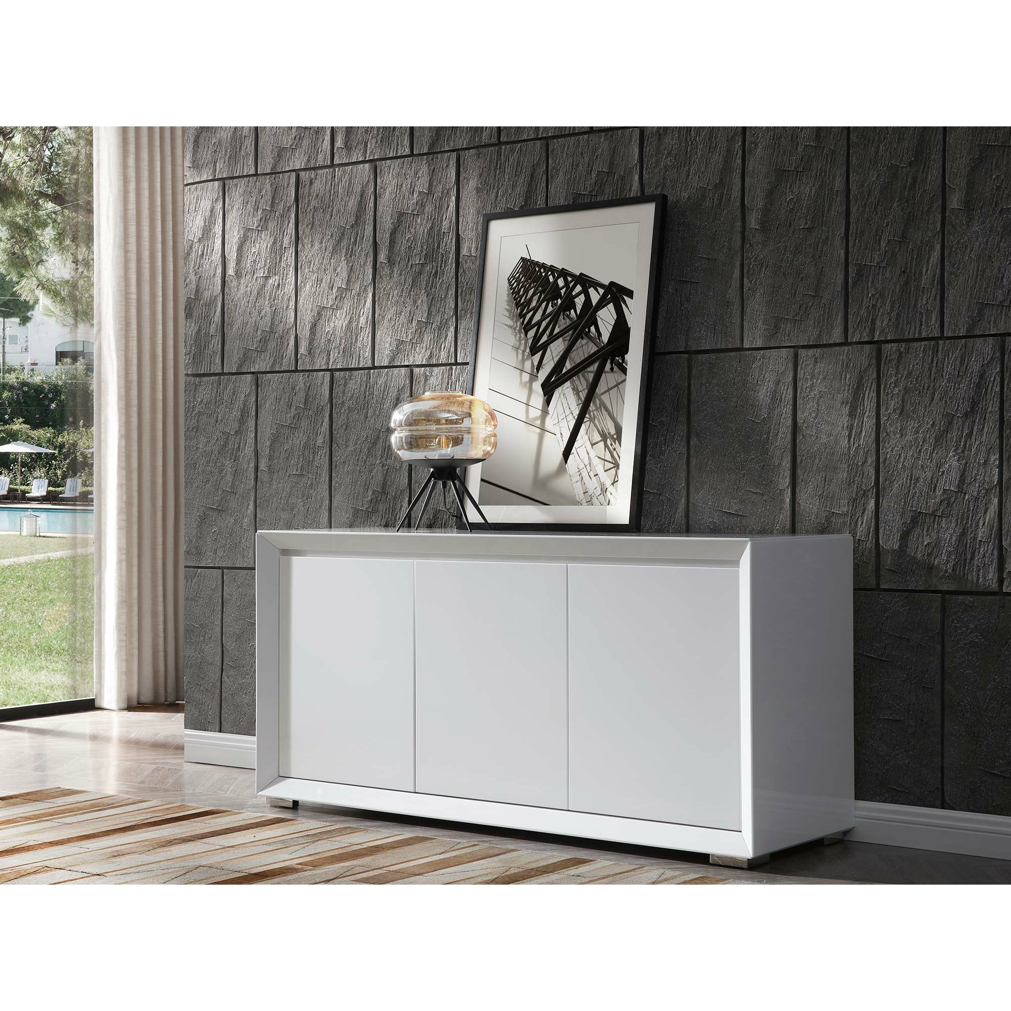 Whiteline Modern Living - Norbury Buffet SB1613-WHT