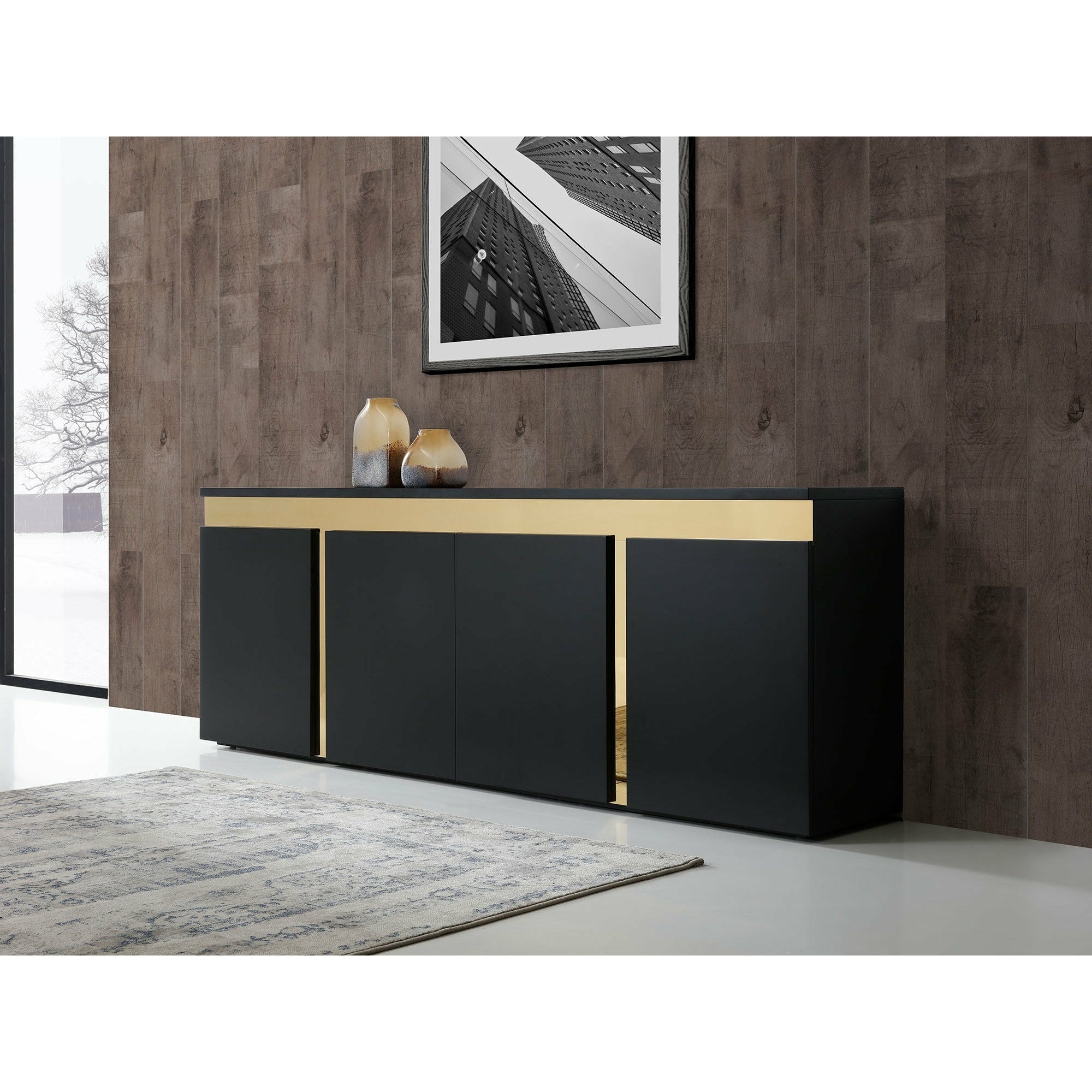 Whiteline Modern Living - Sumo Buffet SB1658-BLK