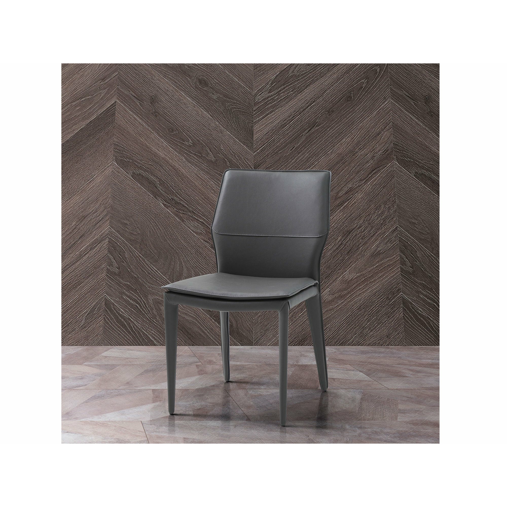 Whiteline Modern Living - Miranda Dining Chair DC1475-DGRY