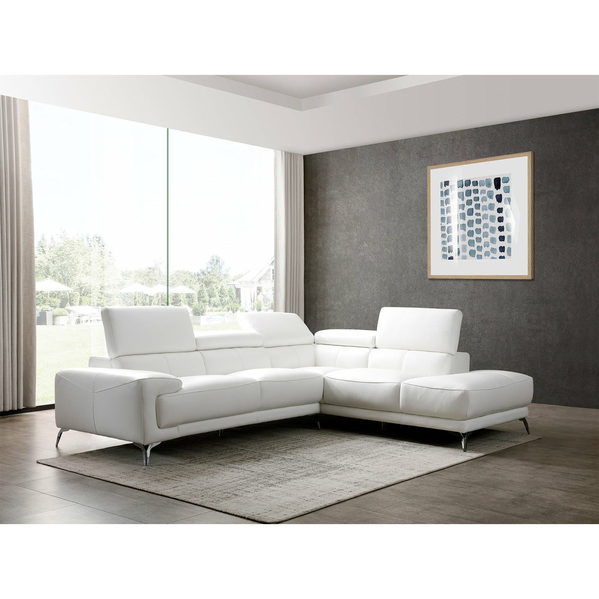 Whiteline Modern Living - Fabiola Sectional SR1467LS-WHT