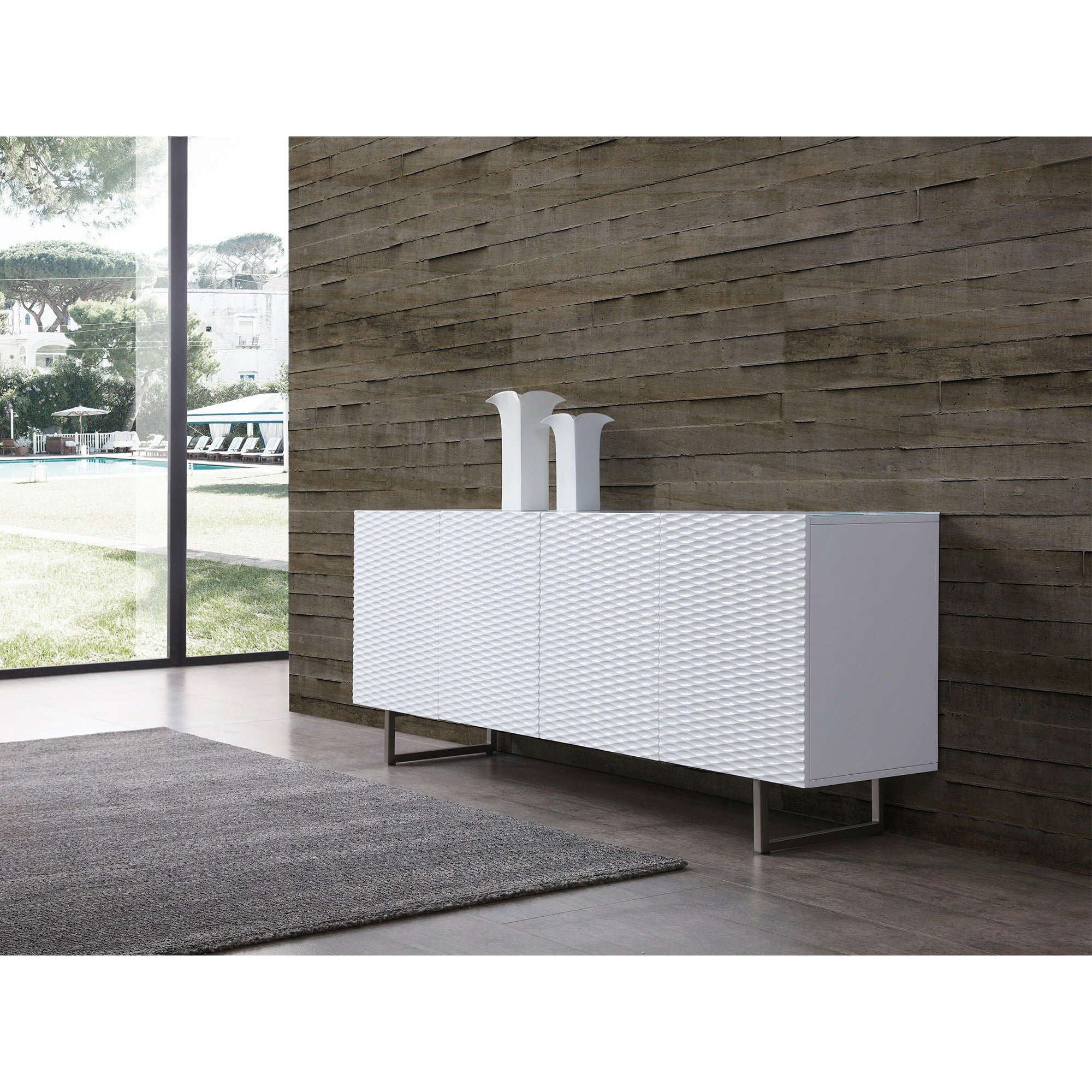 Whiteline Modern Living - Wally Buffet SB1179-WHT