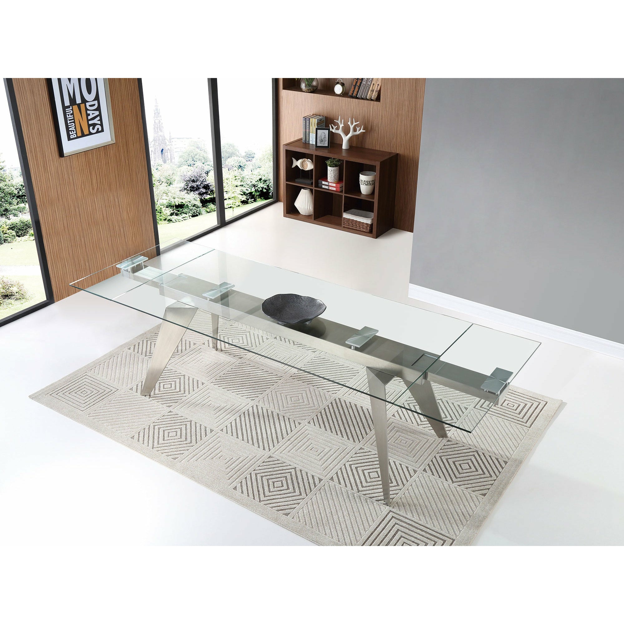 Whiteline Modern Living - Kristy Extendable Dining Table DT1427