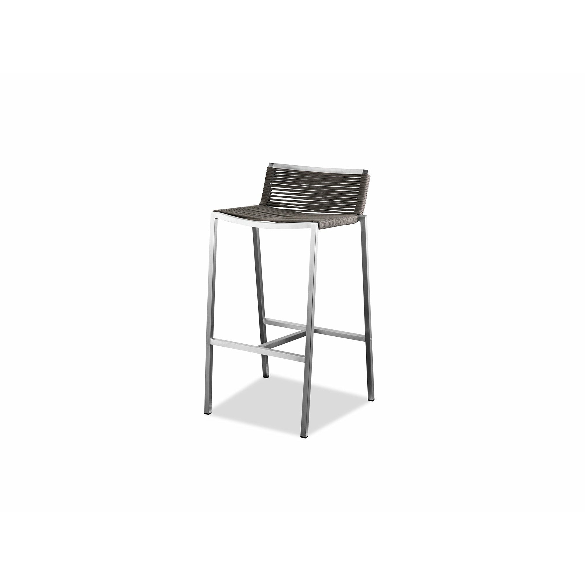 Whiteline Modern Living - Stone Outdoor Barstool BS1597-WBAC