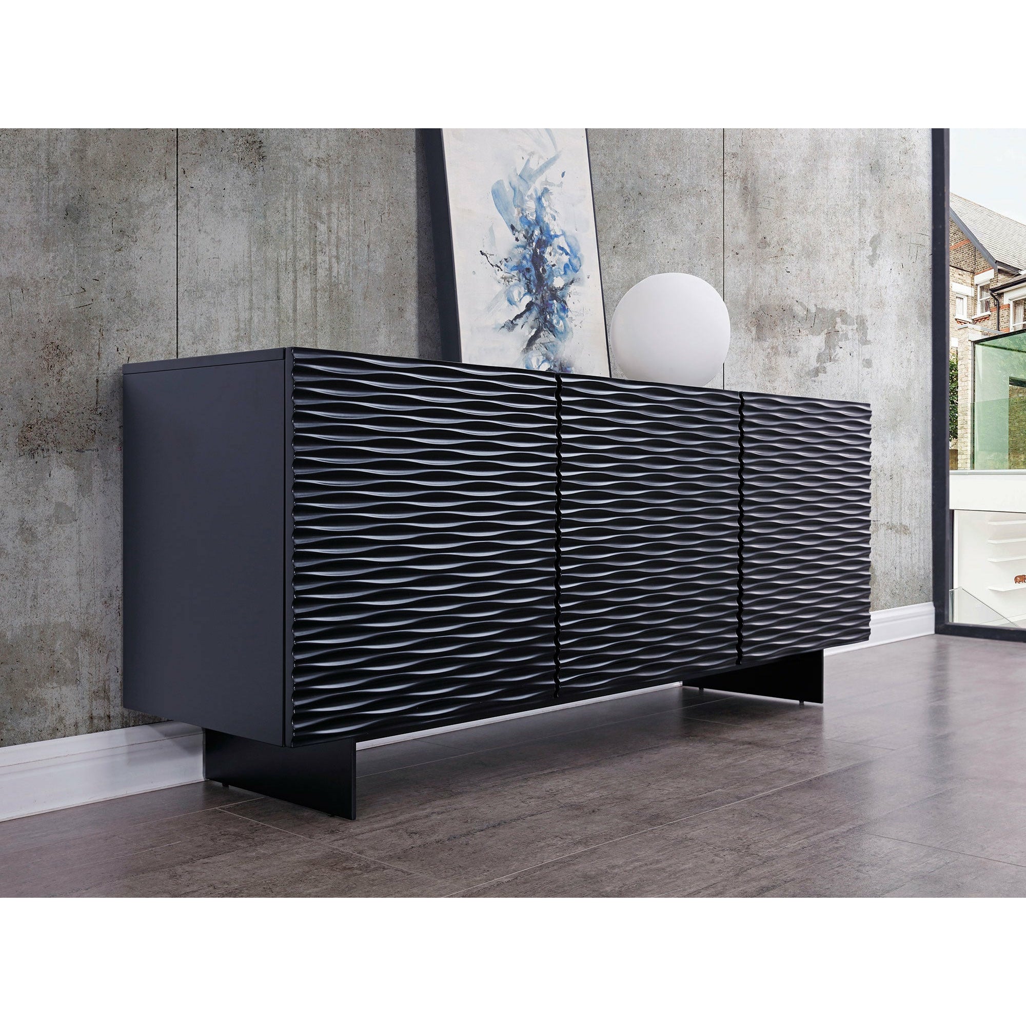 Whiteline Modern Living - Vanessa Buffet SB1425-BLK