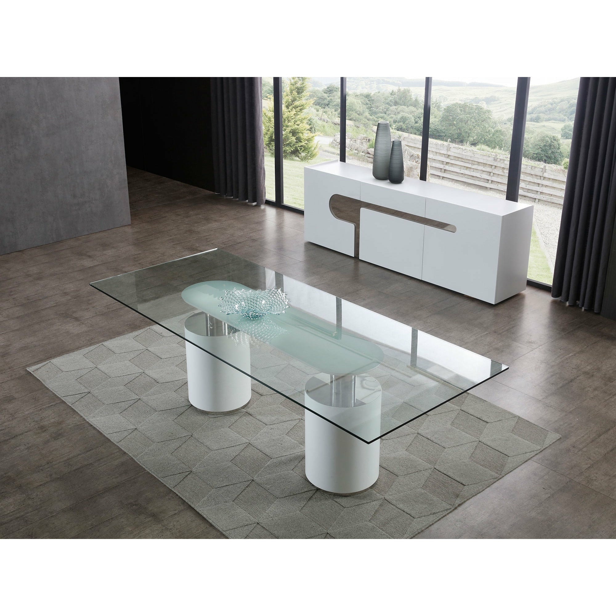 Whiteline Modern Living - Mandarin Dining Table DT1660-WHT