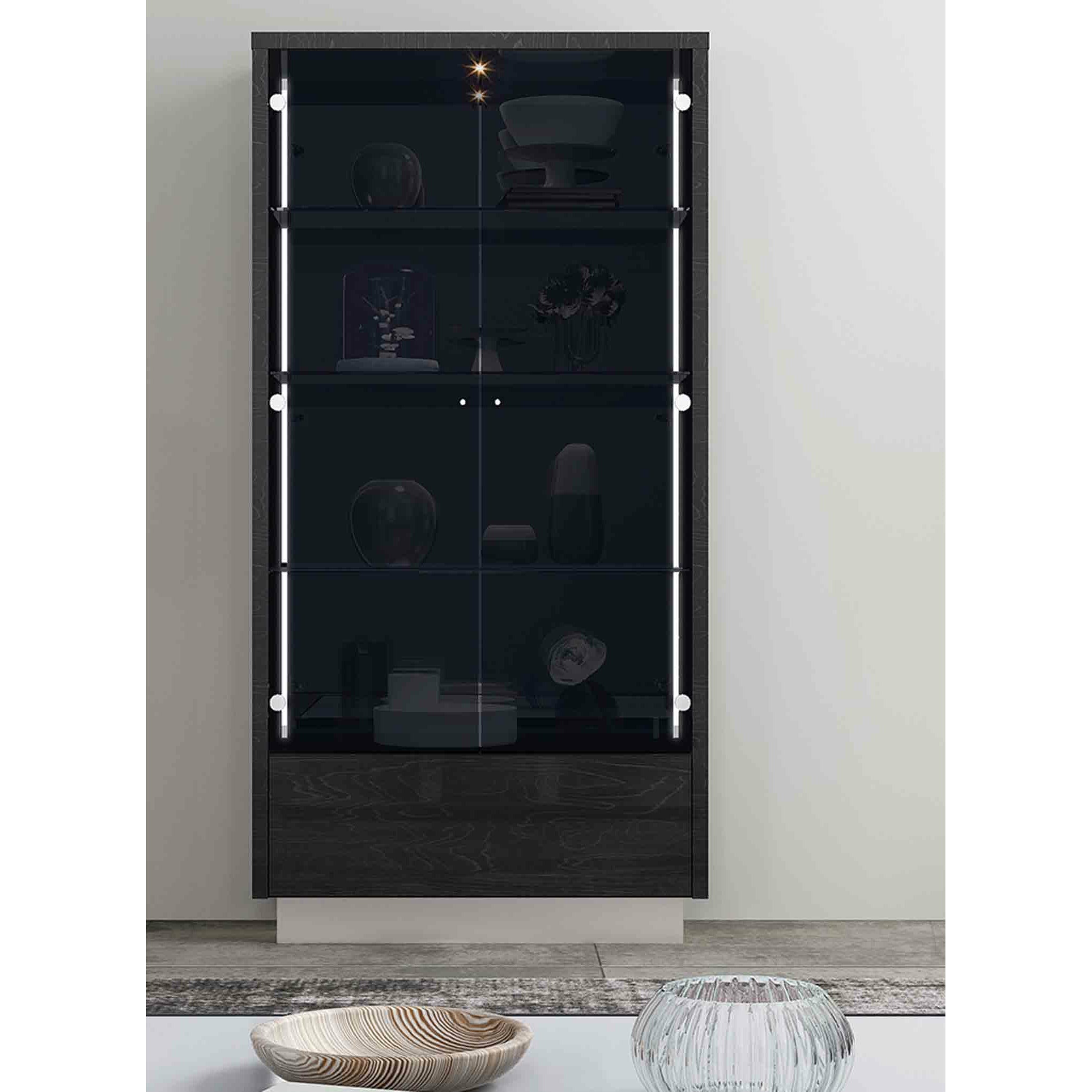 Whiteline Modern Living - Los Angeles Vitrine CB1673-GRY