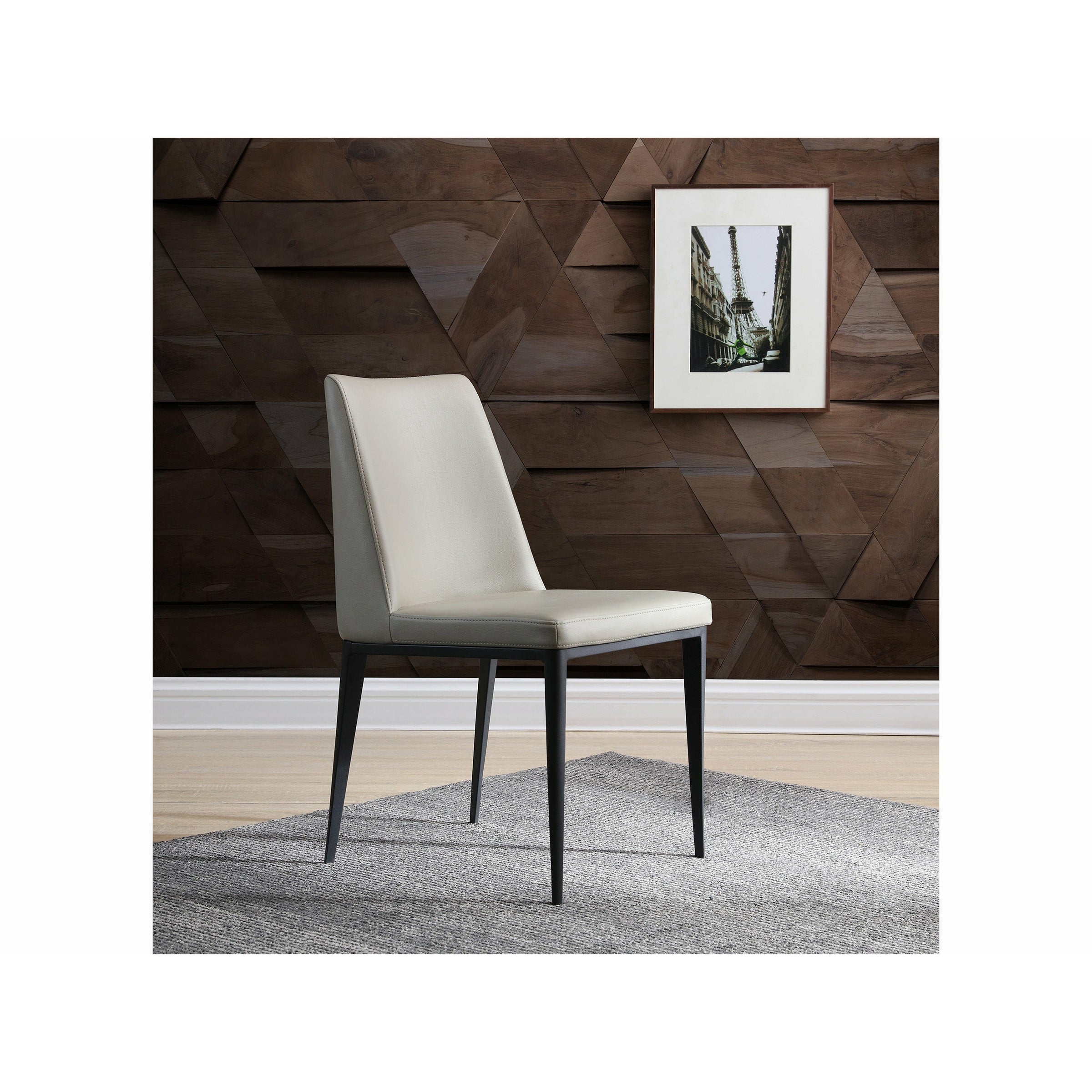 Whiteline Modern Living - Carrie Dining Chair DC1478-LGRY