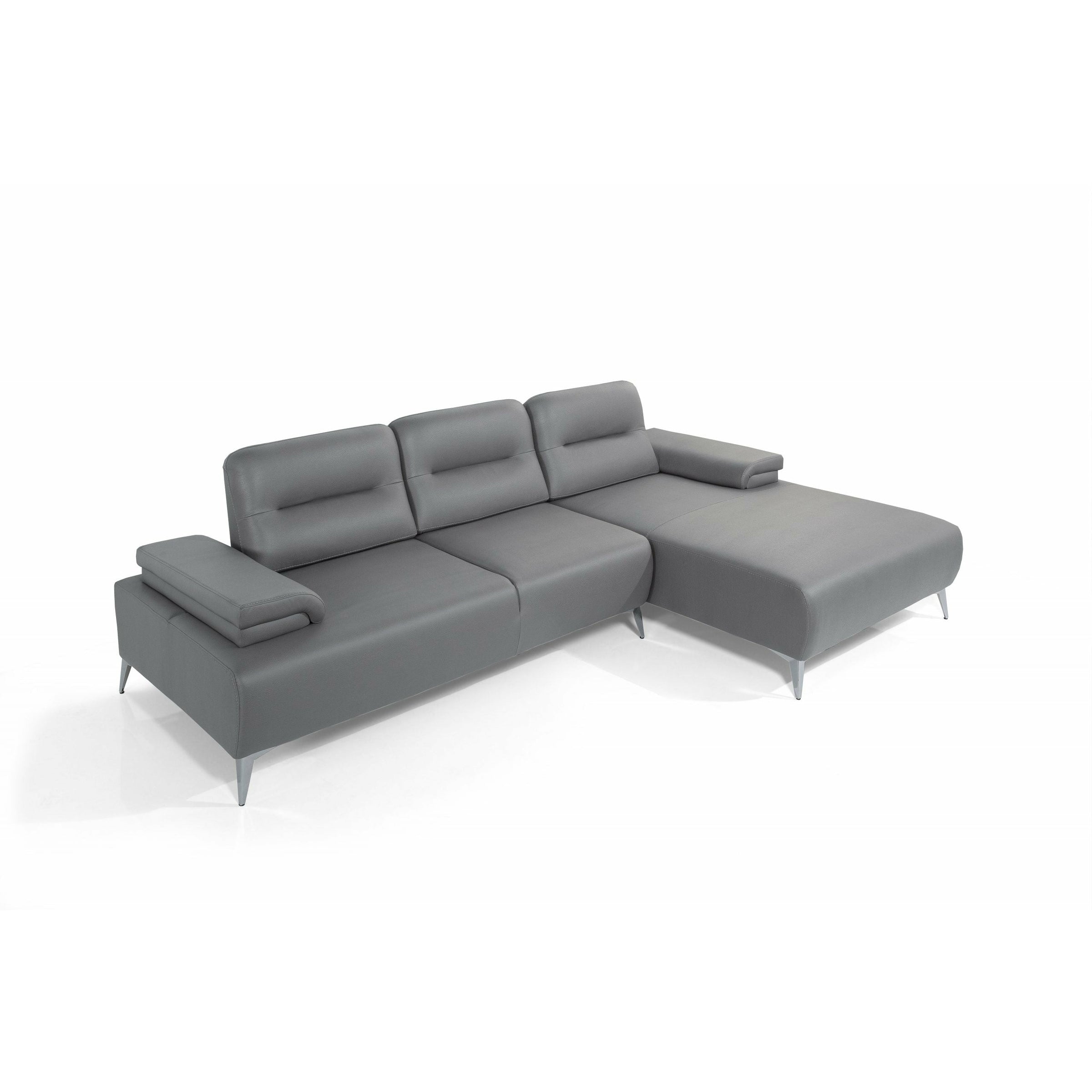 Whiteline Modern Living - Ruslan Sectional SR1759-LGRY