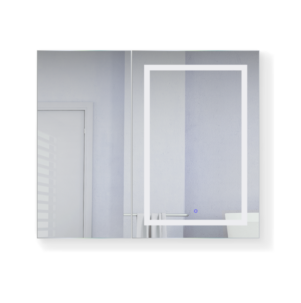 Krugg Svange 4236R 42″ X 36″ LED Bi-View Medicine Cabinet w/Dimmer & Defogger