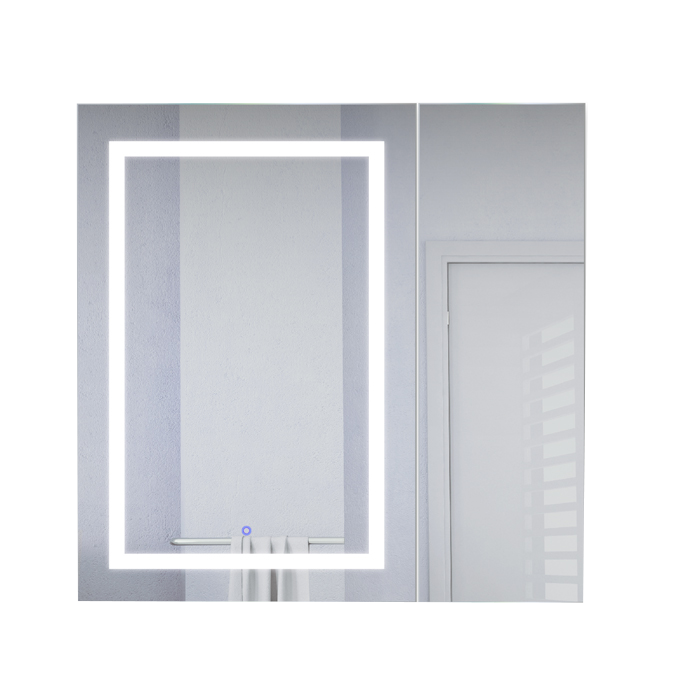 Krugg Svange 3636L 36″ X 36″ LED Bi-View Medicine Cabinet w/Dimmer & Defogger