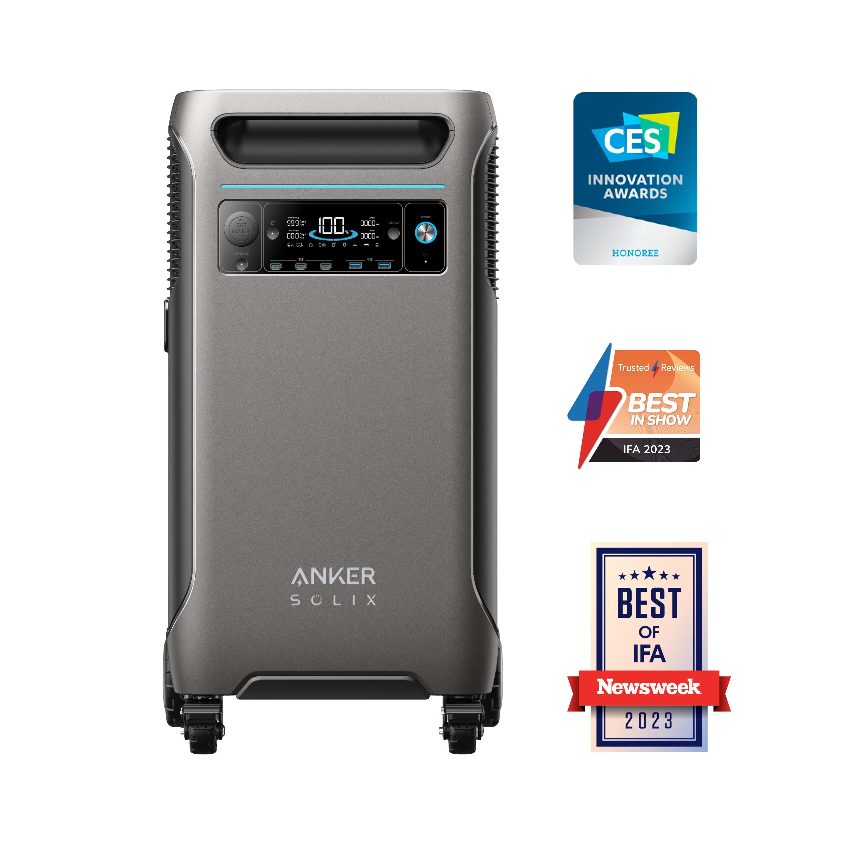 Anker SOLIX F3800 Portable Power Station - 3840Wh | 6000W