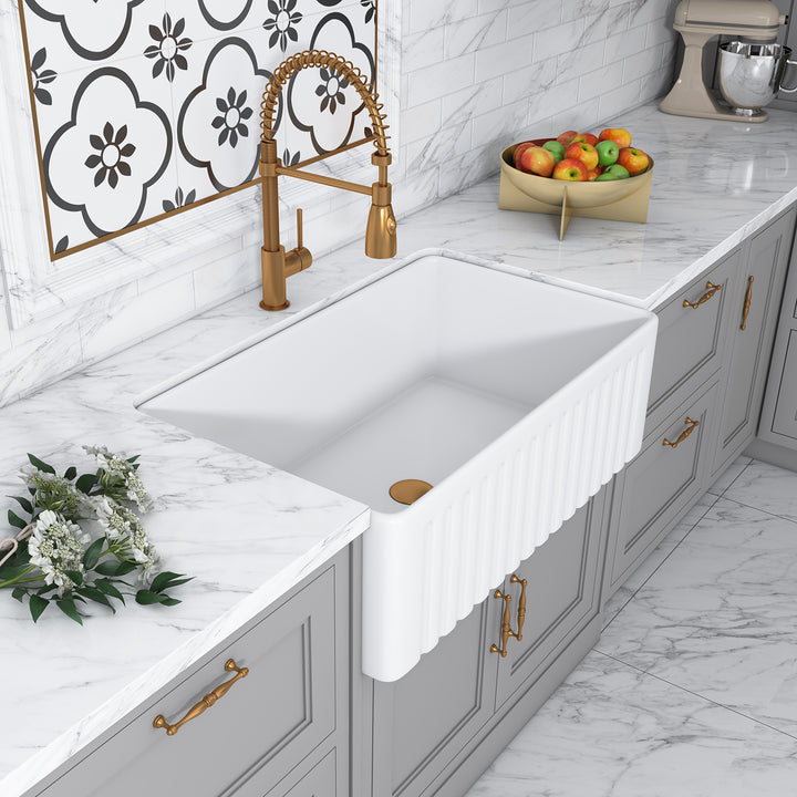 Altair Calabria Ceramic 30" Farmhouse Sink