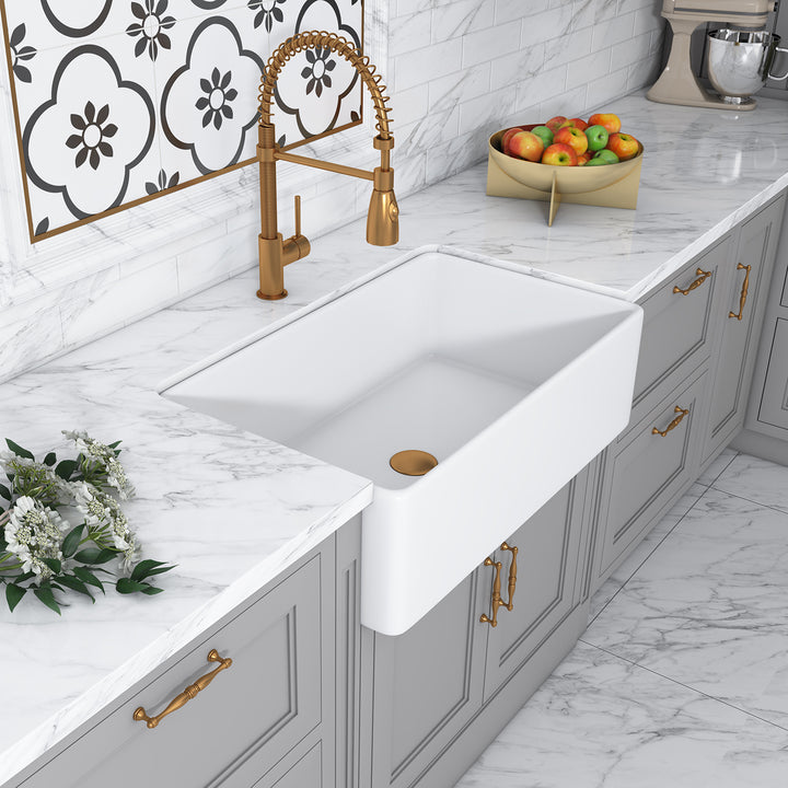 Altair Trento Ceramic 33" Farmhouse Sink