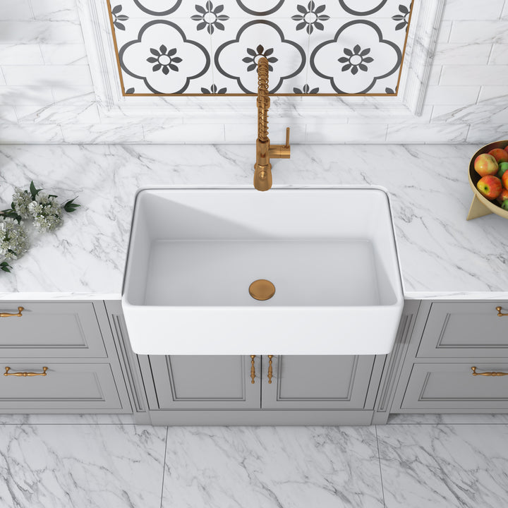 Altair Trento Ceramic 33" Farmhouse Sink