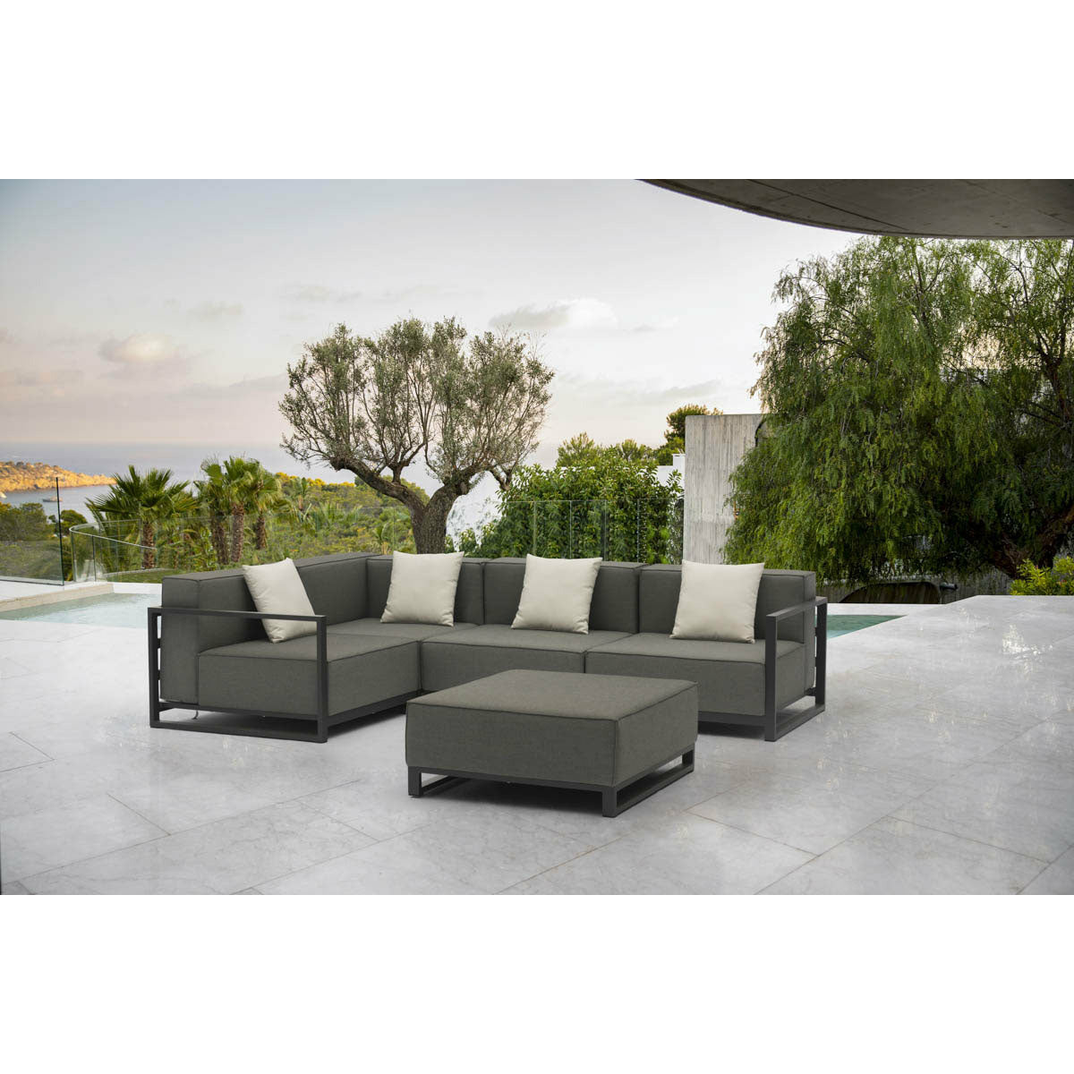 Whiteline Modern Living - Sensation Indoor Outdoor Modular ML1701-GRY