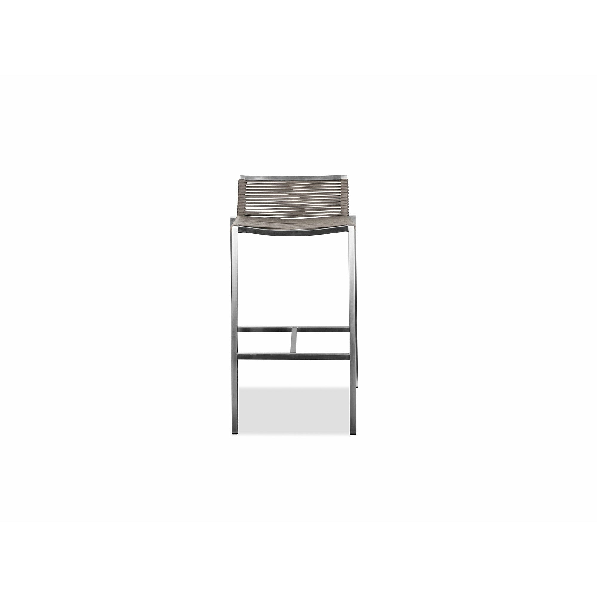 Whiteline Modern Living - Stone Outdoor Barstool BS1597-WBAC