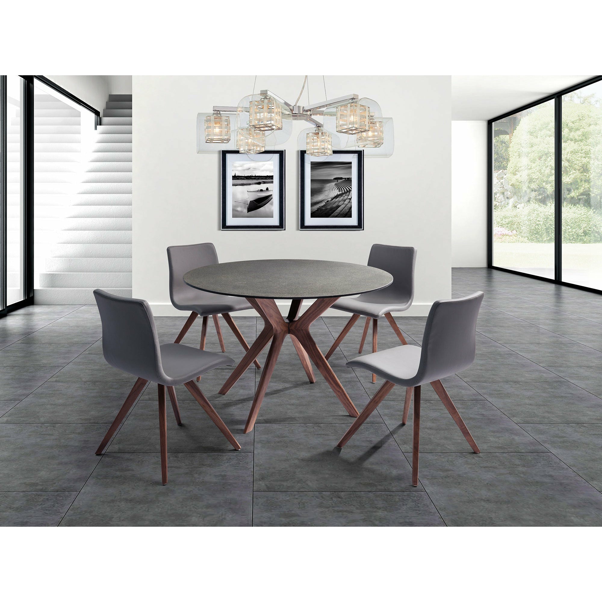 Whiteline Modern Living - Redondo Dining Table DT1241-WLT