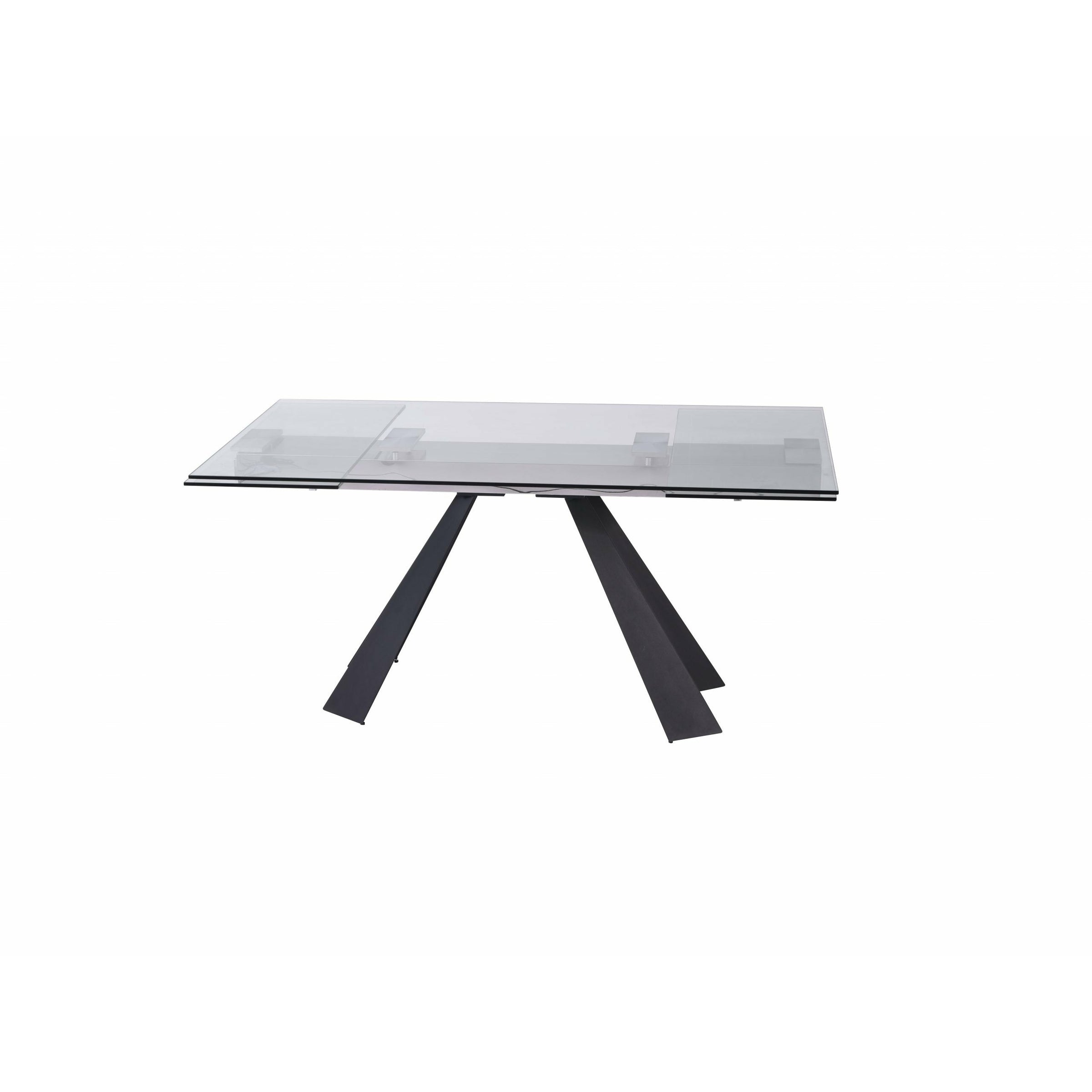 Whiteline Modern Living - Chicago Extendable Dining Table DT1717-BLK