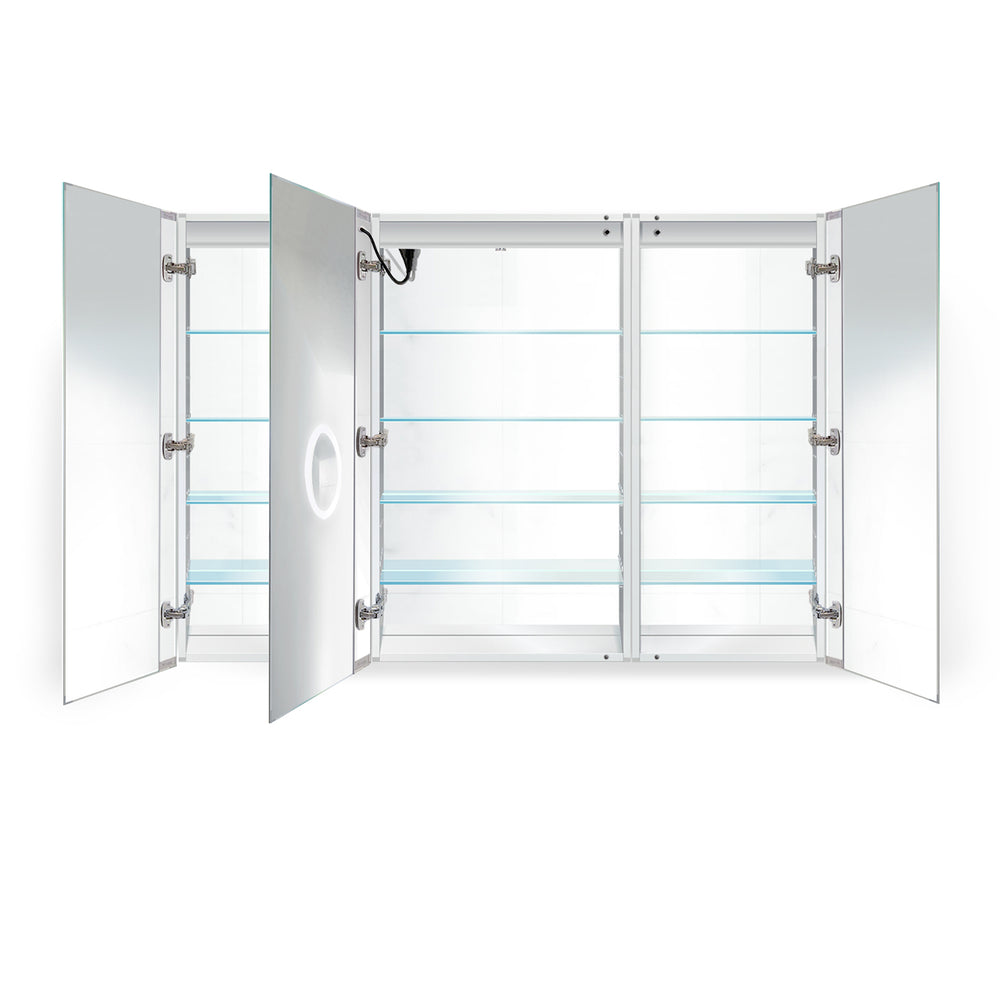 Krugg Svange 60″ X 42″ LED Medicine Cabinet w/Dimmer & Defogger 6042LLR