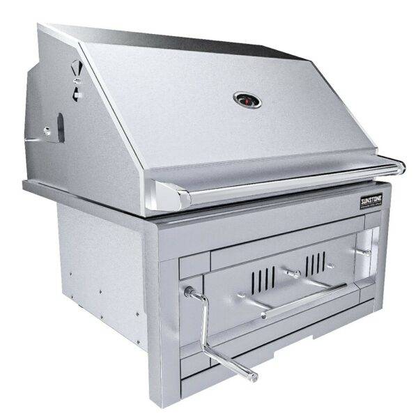 Sunstone Series 28″ Single Zone 304 Stainless Steel Charcoal Grill – SUNCHDZ28