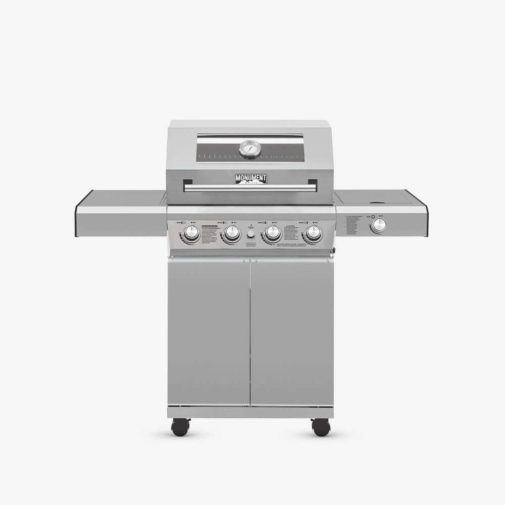 Monument Grills Mesa 400M Stainless Gas Grill 4 Burners Liquid Propane Gas