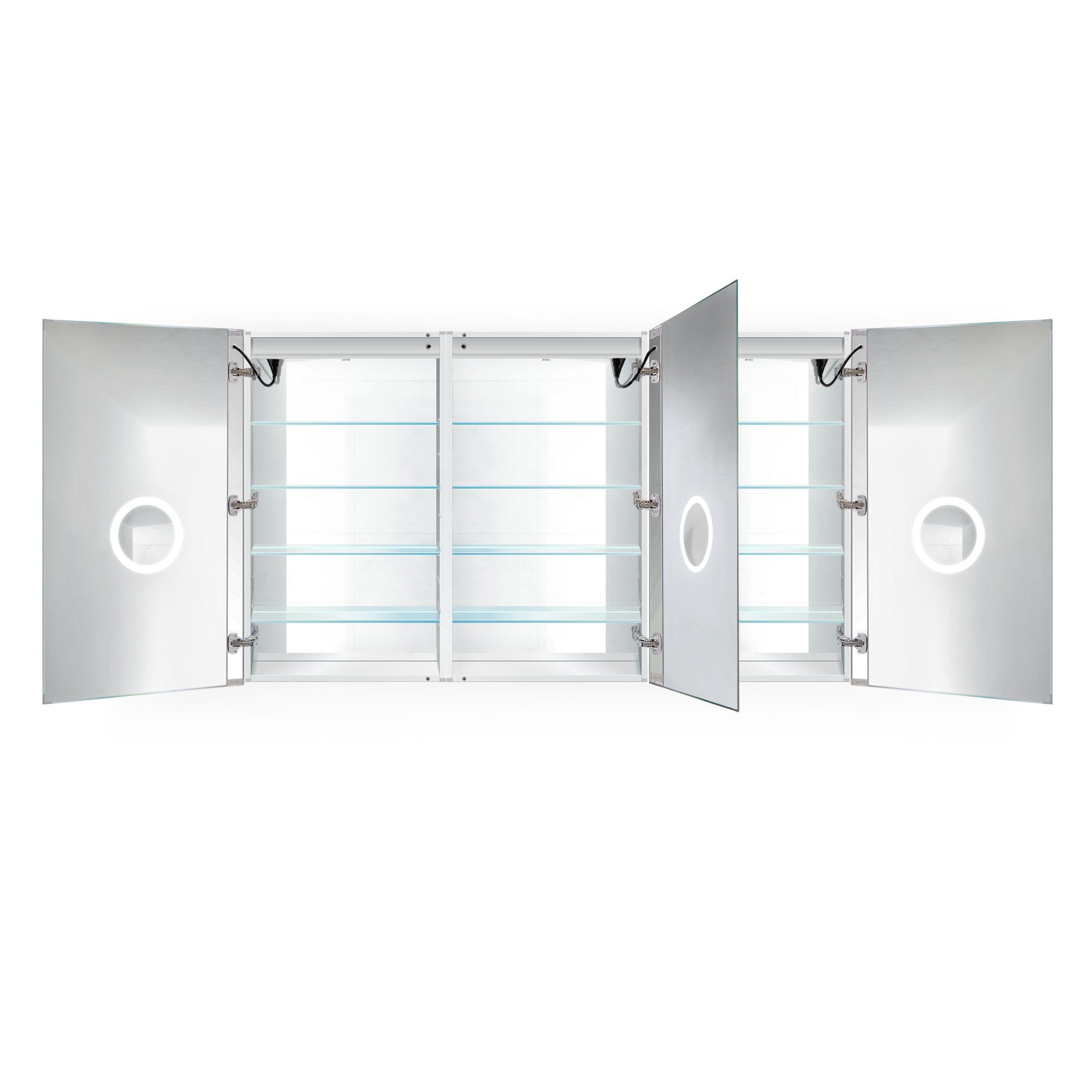 Krugg Svange 72″ X 42″ LED Medicine Cabinet w/Dimmer & Defogger 7242TLRR