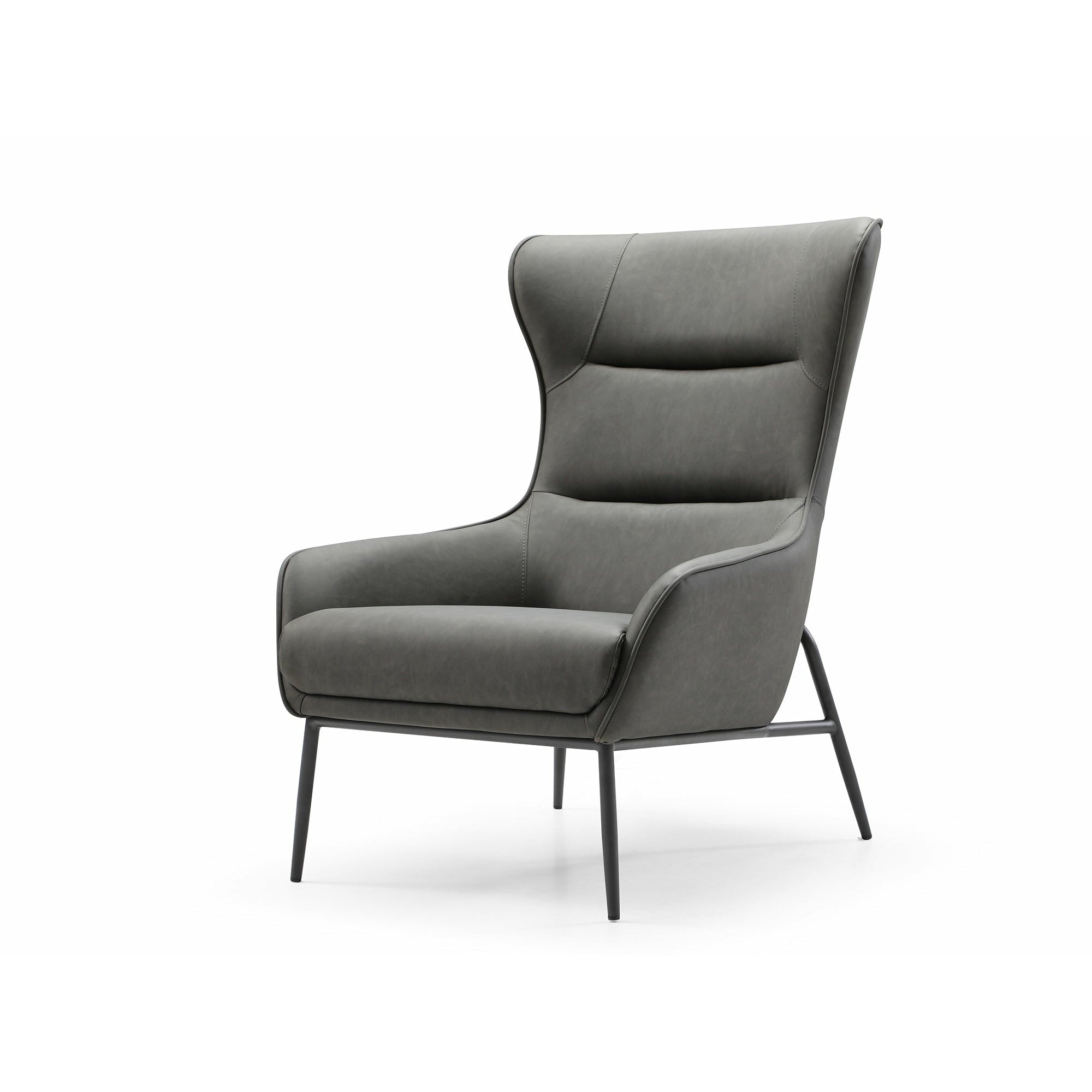 Whiteline Modern Living - Wyatt Leisure Chair CH1707P-DGRY