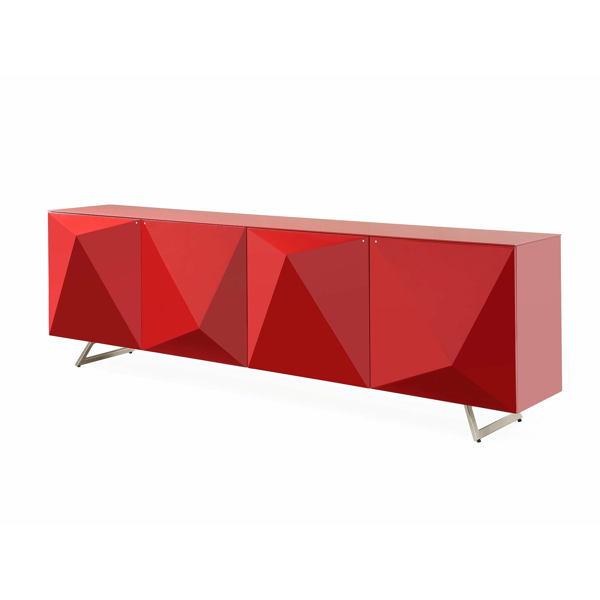 Whiteline Modern Living - Samantha Buffet SB1193-RED