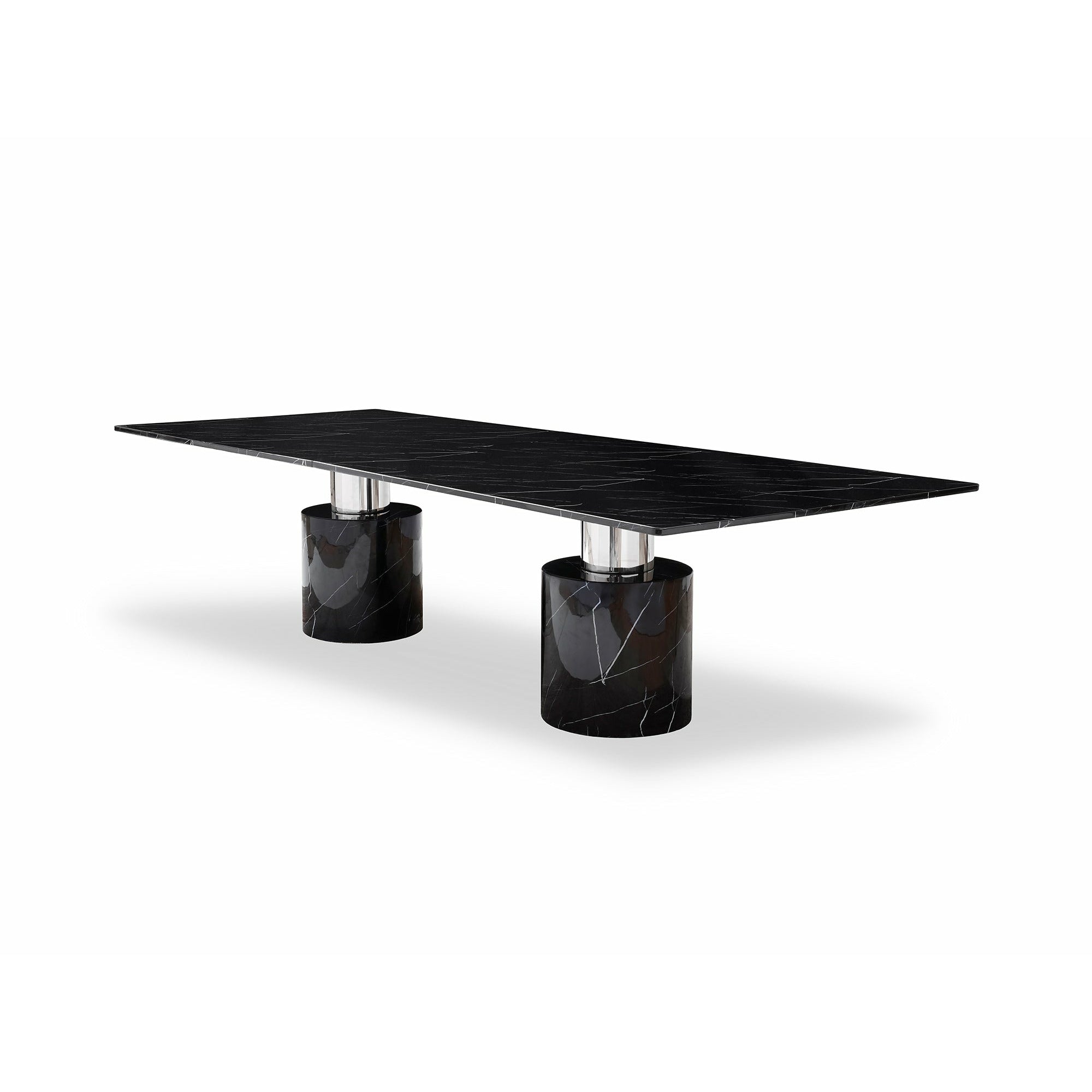 Whiteline Modern Living - Geneva Large Dining Table DT1640XL-BLK