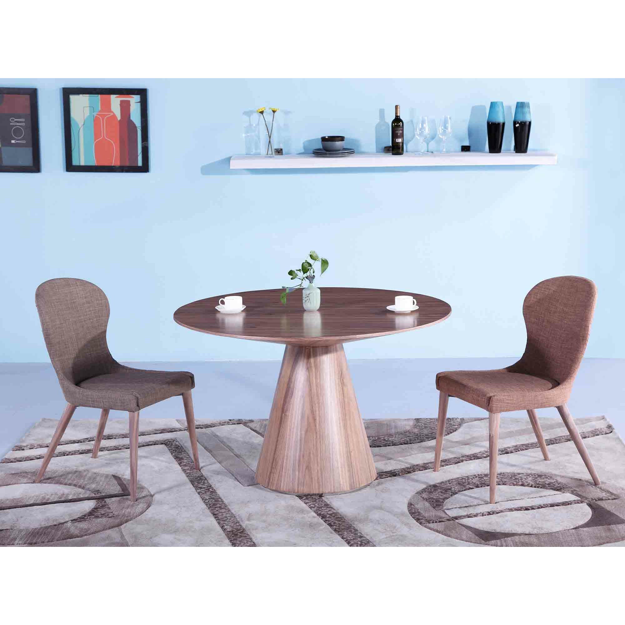 Whiteline Modern Living - Kira Round Dining Table DT1428-WLT