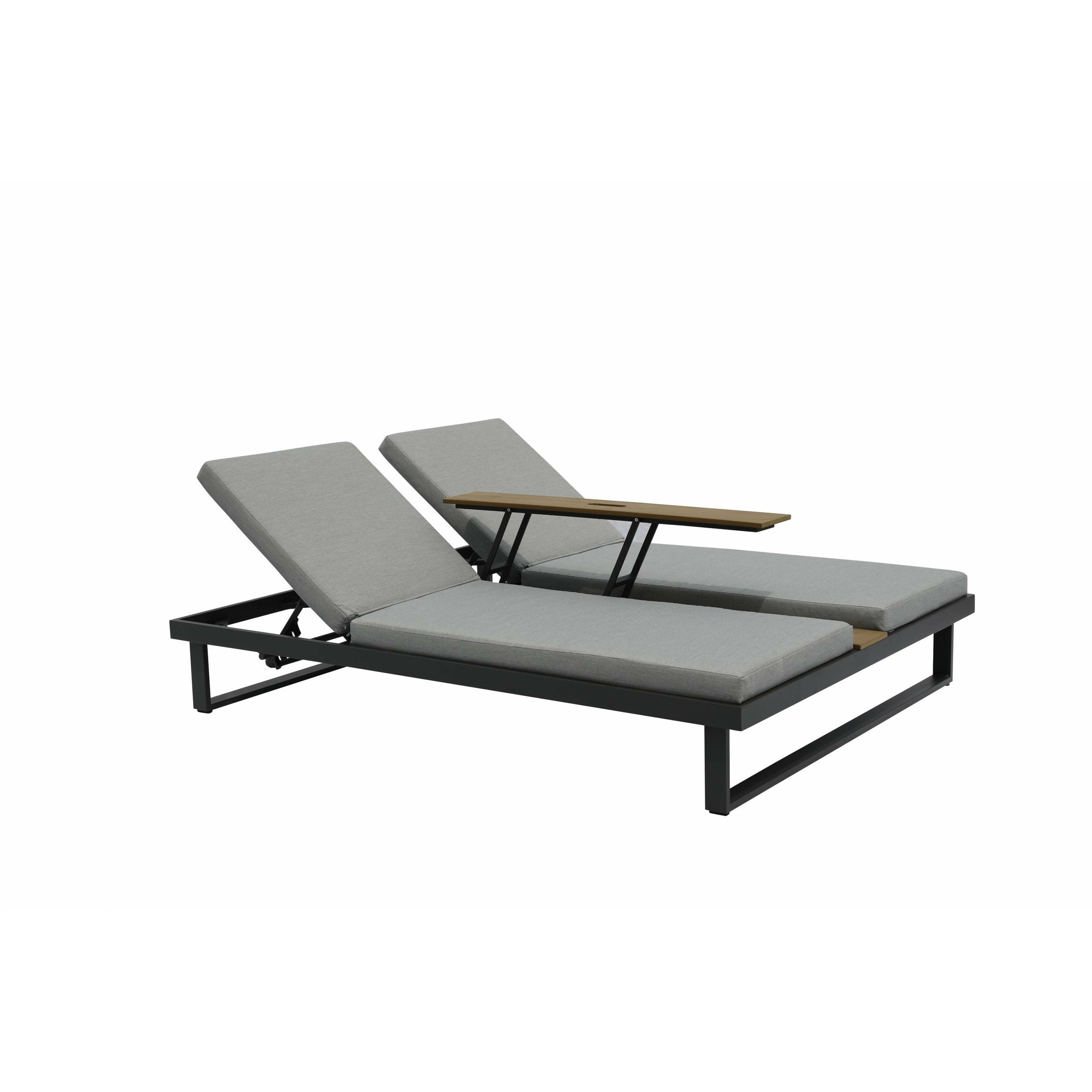 Whiteline Modern Living - Sandy Double Lounge Chair CL1572-GRY