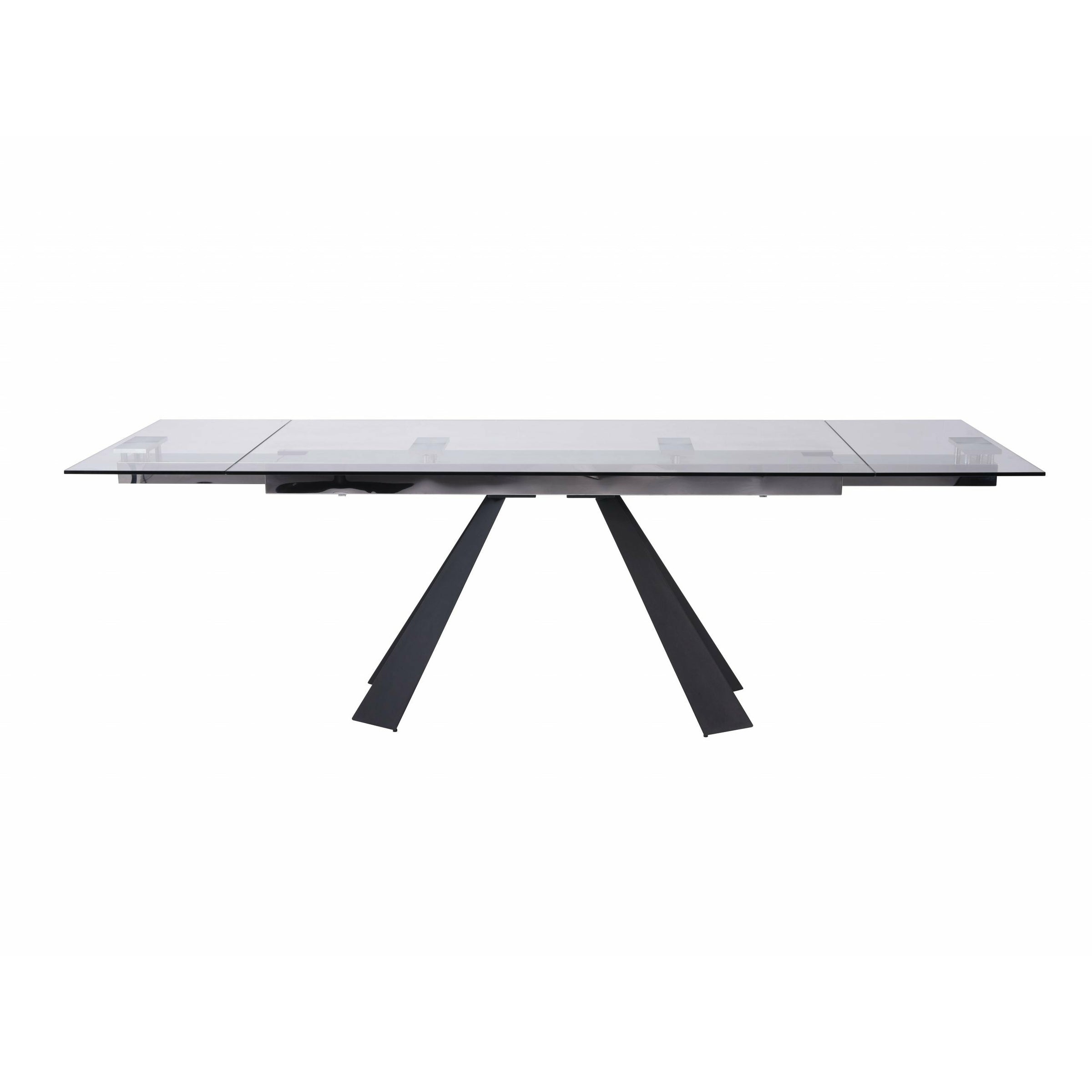 Whiteline Modern Living - Chicago Extendable Dining Table DT1717-BLK