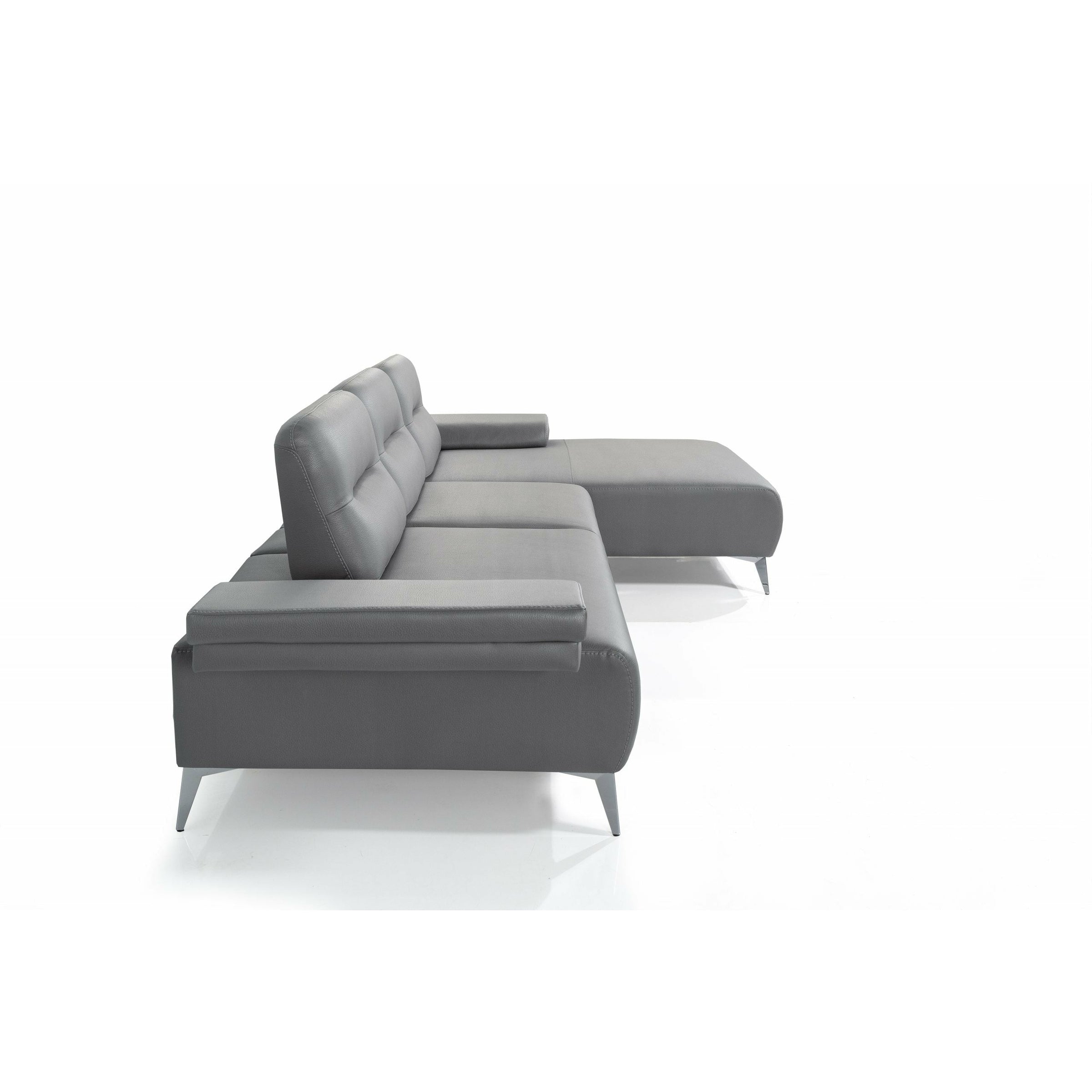 Whiteline Modern Living - Ruslan Sectional SR1759-LGRY