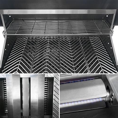 Cal Flame G3 25'' 3 Burner Built In Gas Grill BBQ18G03