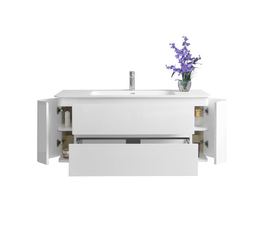 Ancerre Designs Gwyneth Bathroom Vanity With Solid Surface Top Cabinet Set Collection