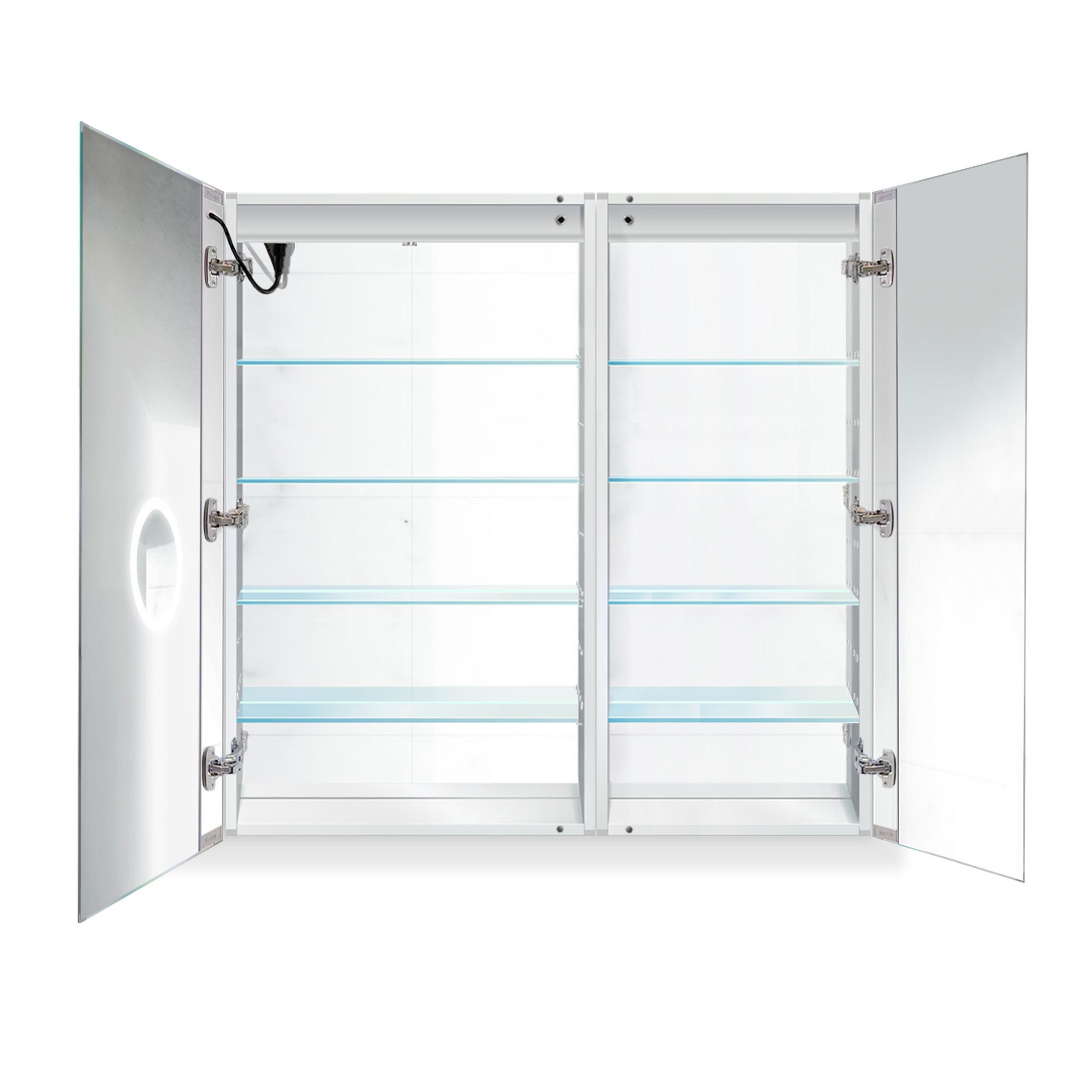 Krugg Svange 4242L 42″ X 42″ LED Medicine Cabinet w/Dimmer & Defogger