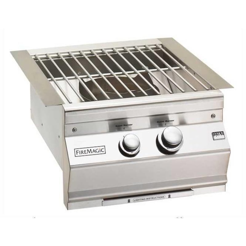 Fire Magic Classic Built-In Gas Power Burner W/ Stainless Steel Grid - 19-KB1N-0