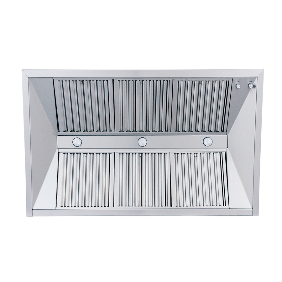 Renaissance 48" Vent Hood w/ 1200 CFM Blowers - RVH48